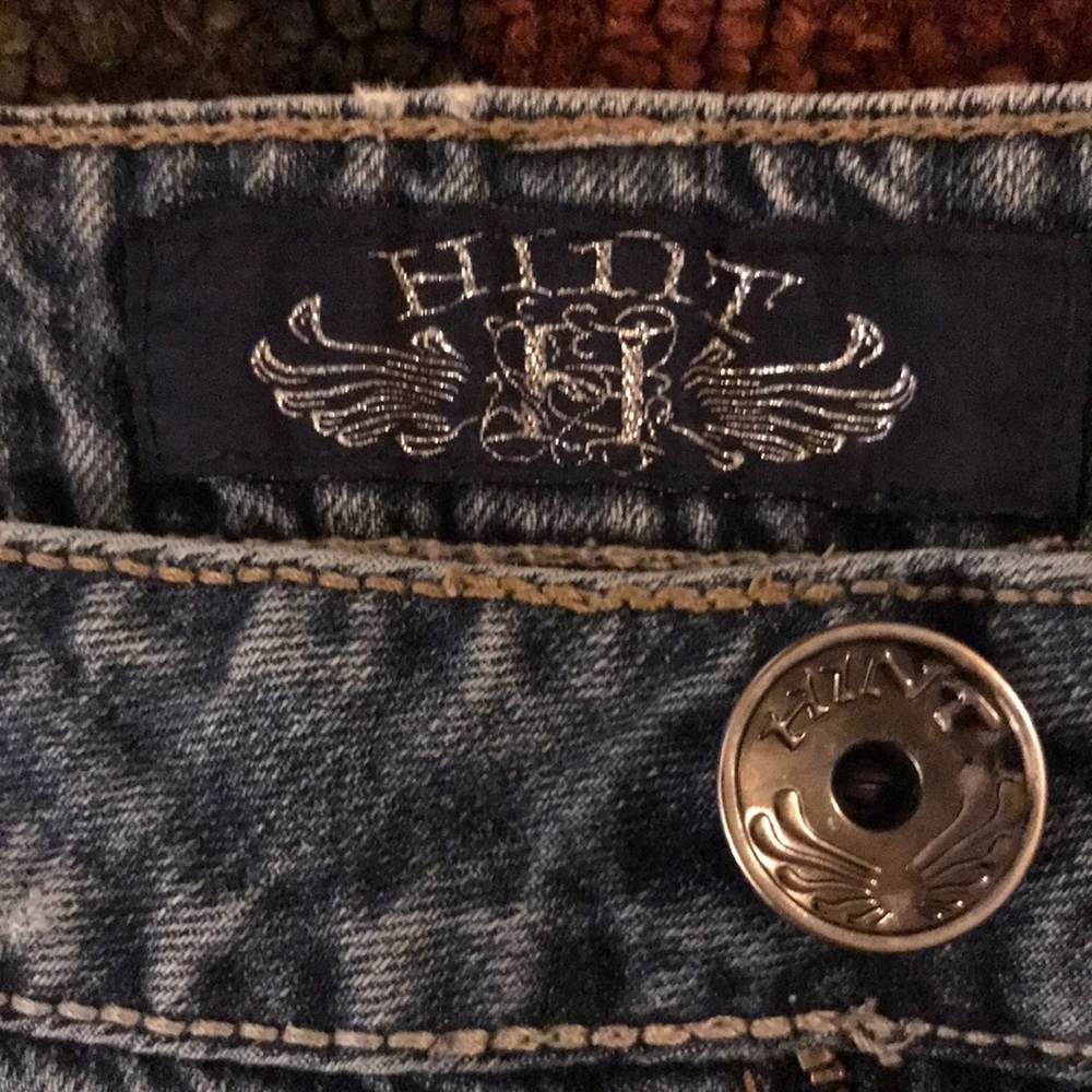 HINT JEAN SHORTS SIZE 13 EUC